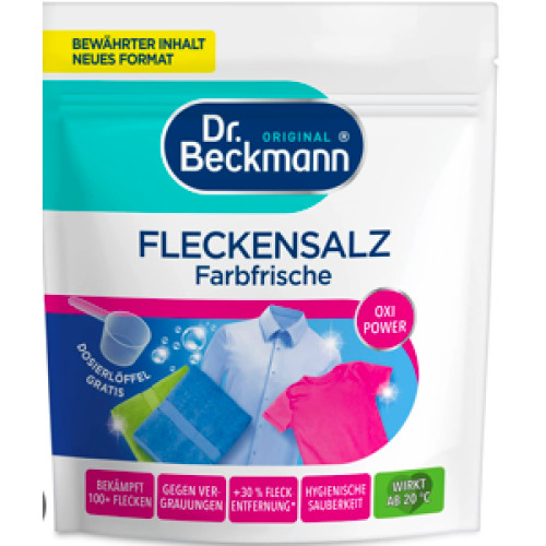 Пятновыводитель - активизатор стирки универсальный Dr Beckmann Fleckensalz Farbfrische 400 g 